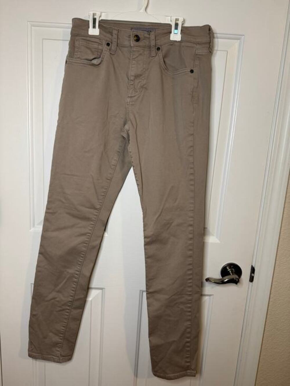 Joe's Jeans Men's 5-pocket Twill Slim Fit Pants Taupe Khaki Stretch 29 x 32
